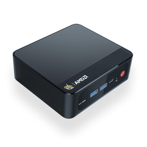 Beelink SER5 Mini PC AMD Ryzen 5 5500U(6C/12T, bis zu 4.0 GHz) 32GB DDR4 RAM 500GB M.2 NVME SSD Mini Computer, Triple Display 4K@60Hz HDMI DP, 2.5G LAN,WiFi6,BT5.2 von Beelink