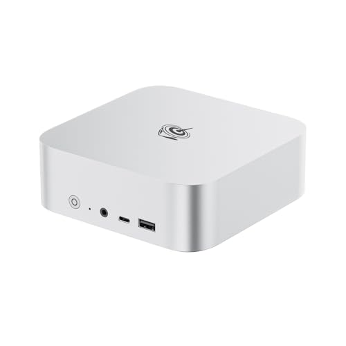 Beelink SER8 Mini PC, AMD Ryzen 7 8845HS(8C/16T bis zu 5.1GHz), 32GB DDR5 RAM 1TB M.2 PCIe4.0 SSD Mini Gaming PC, 4K Triple Display HDMI2.1/DP1.4/USB4, 2.5G RJ45/WiFi 6/BT5.2 von Beelink