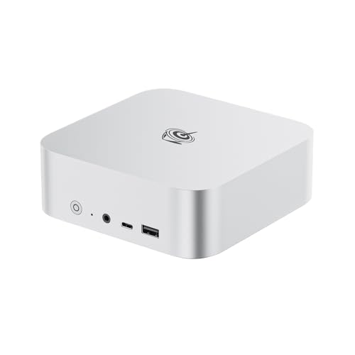 Beelink SER8 Mini PC, AMD Ryzen 7 8845HS(8C/16T bis zu 5.1GHz), 64GB DDR5 RAM 2TB M.2 PCIe4.0 SSD Mini Gaming Computer, 4K Triple Display HDMI2.1/DP1.4/USB4, 2.5G RJ45/WiFi 6/BT5.2 von Beelink
