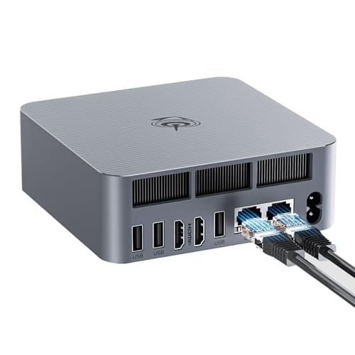 Beelink EQi12 Mini PC, Intel Core i5 12450H (10C/16T, up to 4.4GHz), 32GB DDR4 1TB M.2 PCIe4.0 SSD Mini Computer,4K Dual Display/HDMI/Type-C/WiFi 6/BT5.2/Dual Gigabit LAN von Beelink
