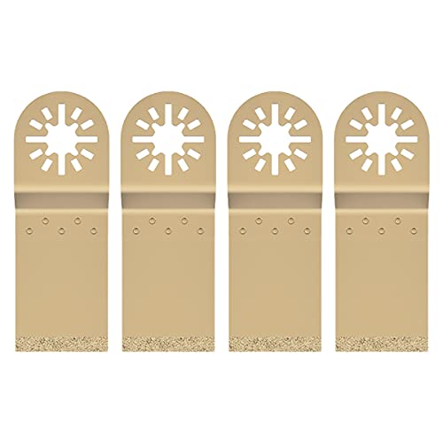 4 tlg Oszillierendes Sägeblatt Diamant Oszillierwerkzeug Metall Multitool Klingen Schneller Wechsel Multifunktionswerkzeug Klinge zum Entfernen von Mörtel für Holz Metall Hartes Material 7.8 x 3.3cm 4 tlg Oszillierendes Sägeblatt Diamant Oszillierwerkzeug Metall Multitool Klingen Schneller Wechsel Multifunktionswerkzeug Klinge zum Entfernen von Mörtel für Holz Metall Hartes Material 7.8 x 3.3cm von Beenle-Icey