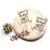 Geschenk Für Goldene Hochzeit Personalisiert Silberne Weinglas Set Jubiläumsgeschenk Ehepaar Hochzeitstag Weingläser Geschenk Für Goldene Hochzeit Personalisiert Silberne Weinglas Set Jubiläumsgeschenk Ehepaar Hochzeitstag Weingläser von BeereOnTop