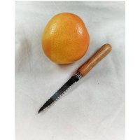Grapefruit-Messer Mit Gedrechseltem Eichen-Whiskyfass-Griff von Beerhillwoodwork