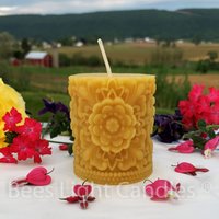 100% Natürliches Bienenwachs Handgemachte Blumenkerze/Frühling Sommer Schön Muttertag Honig Duftkerze von BeesLightCandles