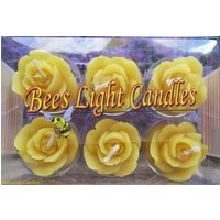 Rose Teelichter Set/Handgefertigt in Den Usa 100% Reine Und Natürliche Bienenwachskerzen Halbes Dutzend Gelbe Rosen Geschenk Für Freunde Rose Teelichter Set/Handgefertigt in Den Usa 100% Reine Und Natürliche Bienenwachskerzen Halbes Dutzend Gelbe Rosen Geschenk Für Freunde von BeesLightCandles