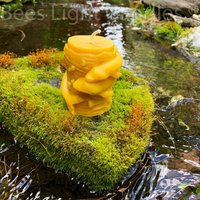 Wal Bienenwachs Stumpenkerze/100% Natürliches Ozean Kalb Wale Seekerzen Handarbeit Sommer Sailor Segeln Neu von BeesLightCandles