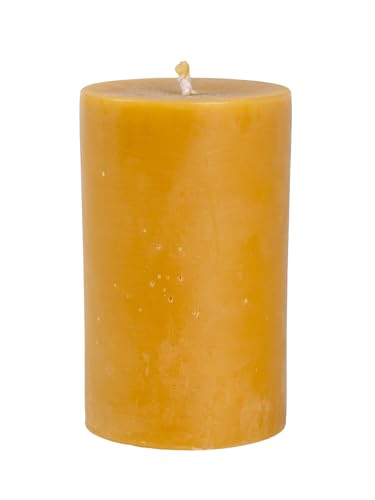 BeesWax World Bienenwachskerzen – Handgefertigte Stumpenkerzen aus 100% natürlichem Bienenwachs – Rauchfrei & lang brennend mit Baumwoll-Docht – Geschenkidee & Deko von BeesWax