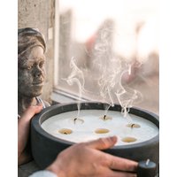 Extra Große Sojawachskerze/Riesige Betonkerze Handgemachte Bienenwachskerze von Beesjoy