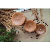 Rustikale 100% Reines Bienenwachs Rote Kerzen/Große Natürliche Bienenwachssäulenkerzen/Handgemachte Bienenwachskerzen von Beesjoy
