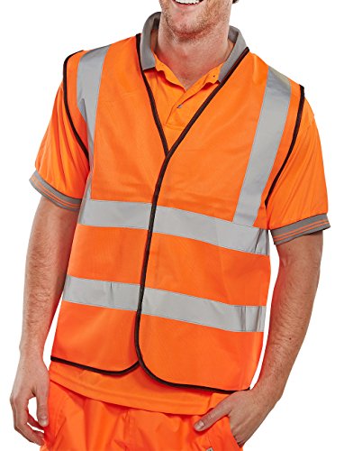 Beeswift Warnweste mit Klettverschluss - orange, GröÃŸe: L von Beeswift