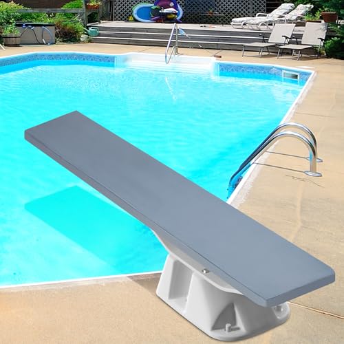 Beeveer Schwimmbad Tauchbrettabdeckung Heavy Duty 420D Wasserdicht UV-beständiges Poolzubehör Enge Passform mit elastischen Kanten Tauchbrett Schutzhülle für Outdoor (1,8 m) von Beeveer
