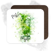 Personalisierter Mojito Untersetzer - Splash Effect | Getränke Cocktail Home Bar von BeeyoutifulGiftsUK