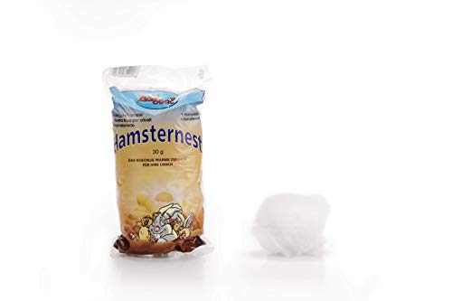 Beeztees 810860 Hamsterwatte 30 Gram, weiß von Beeztees