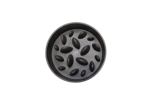 Beeztees DBL Dog Slow Feeder Futterbehälter, Bambus, Anthrazit, 17 cm, 800 ml von Beeztees