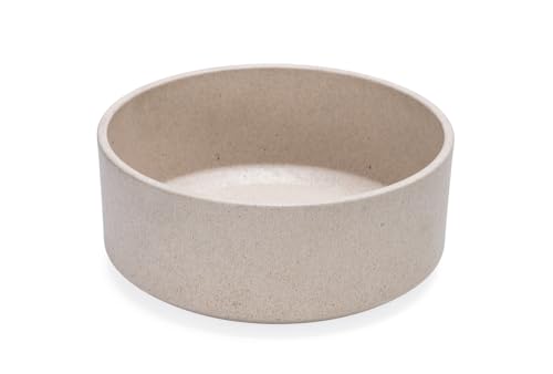 Beeztees DBL Futternapf für Hunde, Bambus, Beige, 17 cm, 800 ml von Beeztees