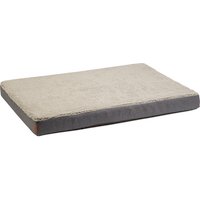 beeztees Liegekissen »Zira«, BxHxL: 80 x 10 x 120 cm, Sherpa-Fleece - grau von Beeztees