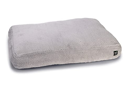 Beeztees Minus One Hund, Liegekissen, Hundebett, Hellgrau, 100x70x15 cm von Beeztees