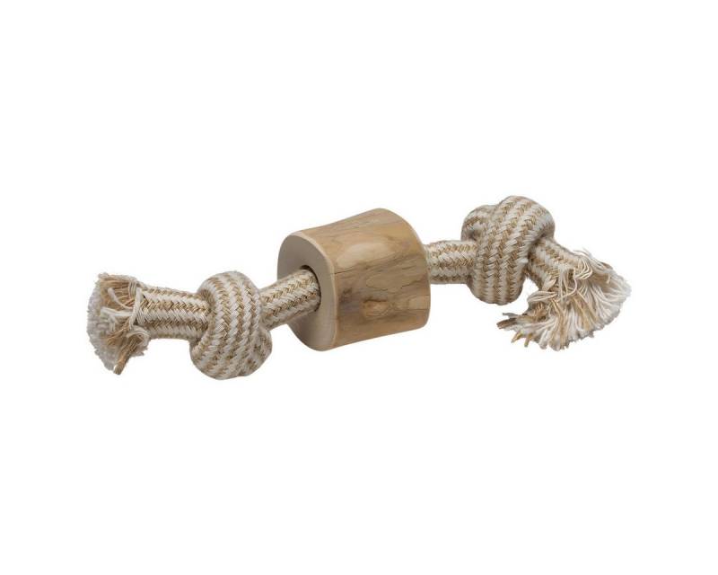 Beeztees Waschtisch-Halbsäule Hundespielzeug Patries aus Kaffeeholz/Baumwolle von Beeztees