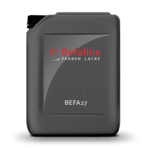 Befaline © BEFA-27 Premium Bodenversiegelung, 5 Liter farblos seidenmatt I Hartversiegelung für PVC, Vinyl-Bodenbeläge, Linoleum, Epoxidharzboden etc. I chemikalienbeständige, rutschfeste Basispflege von Befaline