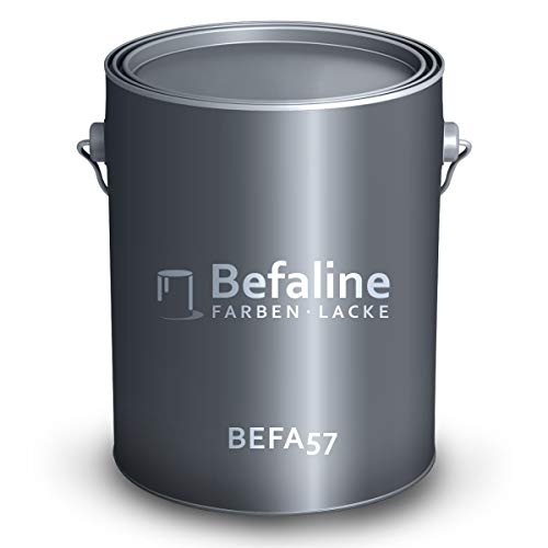 Befaline © Metallschutzlack 3 in 1 Metalllack 1l Enzianblau, Metallfarbe, Metallschutzfarbe für Metall, Eisen, Zink, Aluminium, Stahl - extrem strapazierfähig, abriebfest, Made in Germany - BEFA60 von Befaline