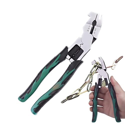Befeixue Abisolierzange | Robuster Stahl Ellbogen Drahtabisolierer,Vielseitiges Handwerkzeug Metallkabelzange mit Ellbogen Zum Schneiden & Ziehen von Befeixue