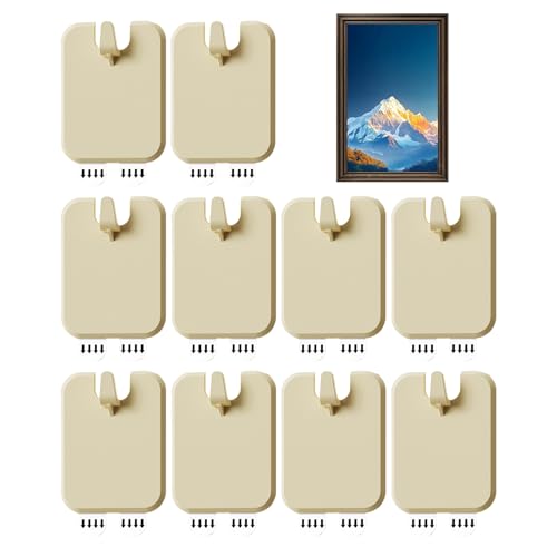 Befeixue Bilderrahmen Aufhänger,Bilderrahmenhaken - 10 Stück Starke Halterung zum Aufhängen von Bildern Kunstwerk Spiegel Leinwand Poster für Haus Wohnung Befeixue Bilderrahmen Aufhänger,Bilderrahmenhaken - 10 Stück Starke Halterung zum Aufhängen von Bildern Kunstwerk Spiegel Leinwand Poster für Haus Wohnung von Befeixue