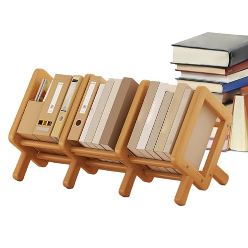 Befeixue Desktop -, Desktop -Bücher,Hölzerne Kipptisch -Buchhandlung | Multifunktionales Bücher, platzsparende Lesen Nook Organisation für Home Library Student Study Table von Befeixue