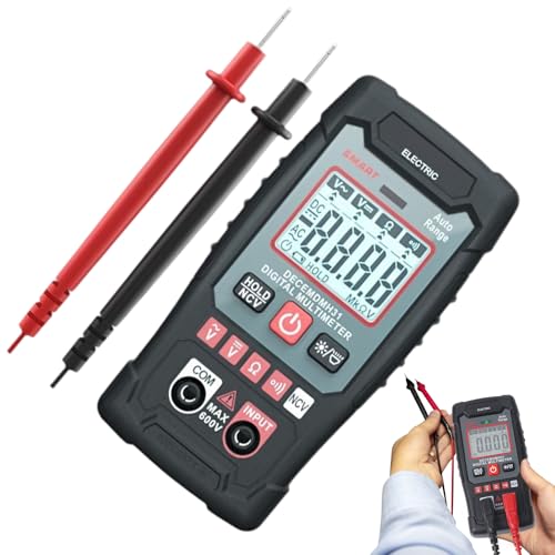 Befeixue Digital Multimeter, Multimeter Tester | Hochvorbereitete Intelligent Tester | Misst Widerstand/Kontinuität/Frequenz/Kapazität/max maximal durchschnittlich, automatische AC -DC Befeixue Digital Multimeter, Multimeter Tester | Hochvorbereitete Intelligent Tester | Misst Widerstand/Kontinuität/Frequenz/Kapazität/max maximal durchschnittlich, automatische AC -DC von Befeixue