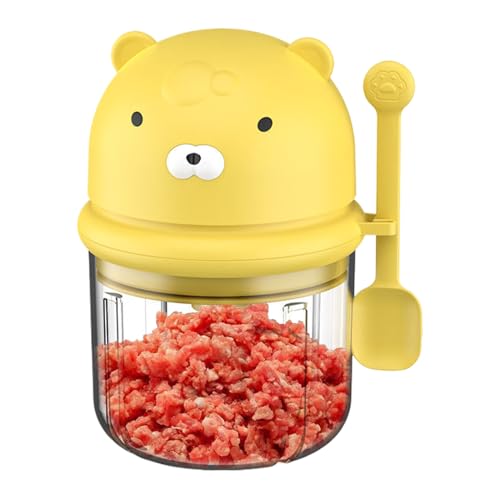Befeixue Drahtloser Küchenhelfer Mini - Mini Knoblauchschneider | Hochleistungs-Zerkleinerer Für Fleisch Nüsse Mit Multifunktionsbehälter Zum Hacken Raspeln Mahlen von Befeixue