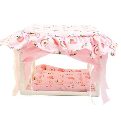 Befeixue Hamster Versteck - Plüsch Igel Wohnhaus Hamsterhaus - Weicher Fransen Tür Unterschlupf Für Mäuse Kaninchen Chinchilla Gerbil von Befeixue