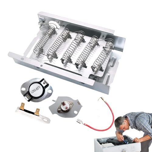 Befeixue Heizelement für Trockner, Trocknerheizelement -Kit - Thermostat Equipment Kit - Multifunktionales Trockner -Heizelementelementzubehör für -, Wohn-, Hotel- und Geschäftsnutzung Befeixue Heizelement für Trockner, Trocknerheizelement -Kit - Thermostat Equipment Kit - Multifunktionales Trockner -Heizelementelementzubehör für -, Wohn-, Hotel- und Geschäftsnutzung von Befeixue