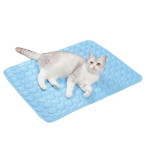 Befeixue Hundekühlmatte - Selbstkühlende Katzenliege Für Innenbereich,Wiederverwendbar Kühlbett Katze Tragbar Reise Garten Outdoor Befeixue Hundekühlmatte - Selbstkühlende Katzenliege Für Innenbereich,Wiederverwendbar Kühlbett Katze Tragbar Reise Garten Outdoor von Befeixue