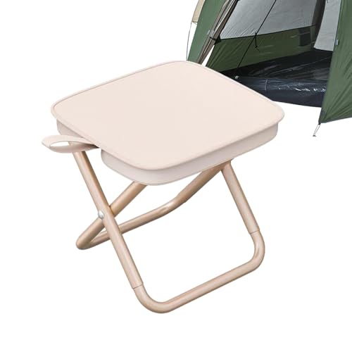 Befeixue Klappbare Campingstühle, tragbarer Stuhl für Camping - Picknick Leichter Klapphocker | klappbarer Campinghocker, stabile klappbare Campingstühle für Rucksacktouren, Grillpartys von Befeixue