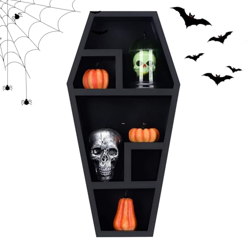 Befeixue Sargregal für die Wand, Wanddekoration Sargregal, Halloween-Sarg-Aufbewahrungsregal, Sarg-Schweberegal, kreatives Sarg-Bücherregal, großes dekoratives Befeixue Sargregal für die Wand, Wanddekoration Sargregal, Halloween-Sarg-Aufbewahrungsregal, Sarg-Schweberegal, kreatives Sarg-Bücherregal, großes dekoratives von Befeixue