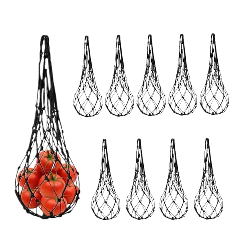 Befeixue Wassermelonen Hängematte Für Spalier | 10-Teiliges Kürbisnetz Für Spalier Mit Melonentragetasche | Obst Anzuchtset Für Melonen Kürbis Gurken Anbau Im Hochbeet Garten von Befeixue