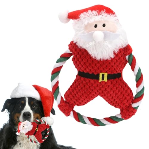 Befeixue Weihnachts Hundespielzeug | Hund Santa Spielzeug - Niedliches Kau Spielpuppe Für Kleine Mittelgroße Rassen Senior Haustier Outdoor Park Schlafzimmer Wohnzimmer Für Zuhause Befeixue Weihnachts Hundespielzeug | Hund Santa Spielzeug - Niedliches Kau Spielpuppe Für Kleine Mittelgroße Rassen Senior Haustier Outdoor Park Schlafzimmer Wohnzimmer Für Zuhause von Befeixue