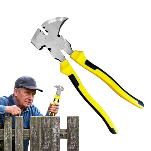 Befeixue Zaunzange - Werkzeug Zum Nägelziehen Mit Hammerkopf | Ziehvorrichtung Mit Hammerkopf Für Nägel Handbiegen Schneiden Kabel Farm Bau Projekte Befeixue Zaunzange - Werkzeug Zum Nägelziehen Mit Hammerkopf | Ziehvorrichtung Mit Hammerkopf Für Nägel Handbiegen Schneiden Kabel Farm Bau Projekte von Befeixue