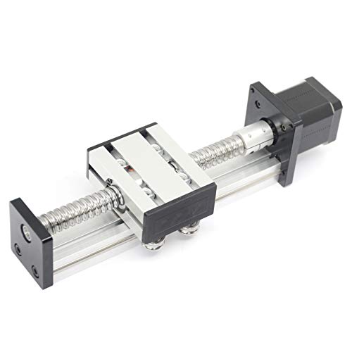 Befenybay 150mm Verfahrlänge Lineare Schienenführung Kugelumlaufspindel SFU1605 mit NEMA17 Schrittmotor für DIY CNC Router Teile X Y Z Linear Stage Actuator von Befenybay