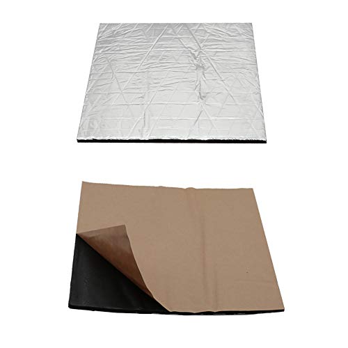 Befenybay 2 Stück 3D-Drucker Heizbettisolierung Leichte Schaumfolie 220 x 220 x 5 mm (8,66 x 8,66 x 0,2 Zoll) Selbstklebende Isoliermatte Aufkleber Hotbed Thermal Pad für Ender 3 (220 x 220 x 5 mm) von Befenybay