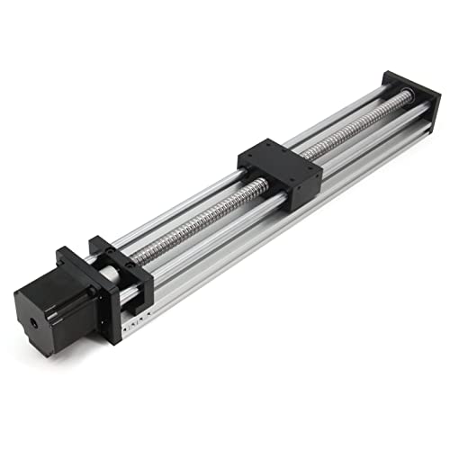 Befenybay 400 mm effektive Verfahrlänge Doppelter optischer Achsenführungs-Kugelumlaufspindel SFU1605 mit NEMA23-Schrittmotor für DIY-CNC-Fräserteile X Y Z Lineartischaktuator und 3D-Drucker Befenybay 400 mm effektive Verfahrlänge Doppelter optischer Achsenführungs-Kugelumlaufspindel SFU1605 mit NEMA23-Schrittmotor für DIY-CNC-Fräserteile X Y Z Lineartischaktuator und 3D-Drucker von Befenybay