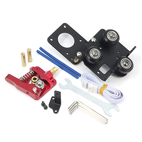 Befenybay Upgrade Direct Single Gear Extruder Support Kit Easy Print Flexibles Filament für Creality Ender 3 V2 3D-Drucker (Platte + Single Gear) von Befenybay