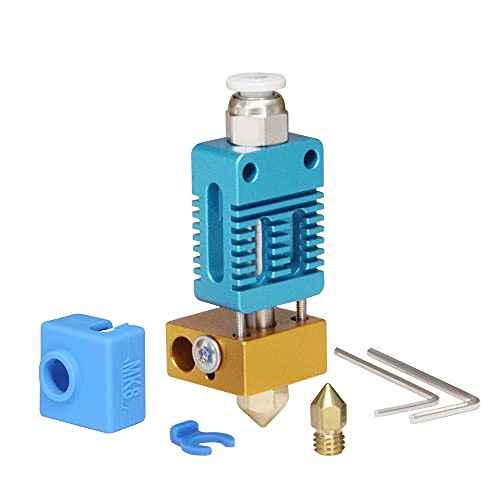 Befenybay Upgrade Extruder Hotend mit Silikonhülle mit 0,4 mm Düse für Creality Ender 3/CR 10 Serie 3D-Drucker von Befenybay