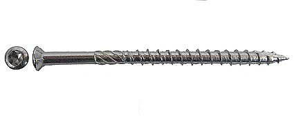 100 Spezial Terrassenschrauben T-Drill Edelstahl Hartholz 5x80 von BefestigungsFuchs