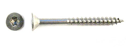 200 Spanplattenschrauben TX Teilg. Senkkopf Edelstahl A2 5x50 von BefestigungsFuchs