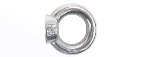 25 Ringmuttern Edelstahl A2 M6 von BefestigungsFuchs
