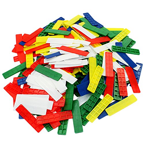 250 tlg Sortiment Verglasungsklötze SILISTO® bunt je 50 1-5x24mm von BefestigungsFuchs