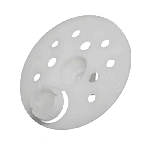 Befestigungsmaterial WKRET-MET 100 STK. Dämmstoffscheibe Disc Ø 60 mm mit Abdeckkappe Druckscheibe WDVS - Zubehör für Dämmung im Wärmedämmverbundsystem von Befestigungsmaterial WKRET-MET