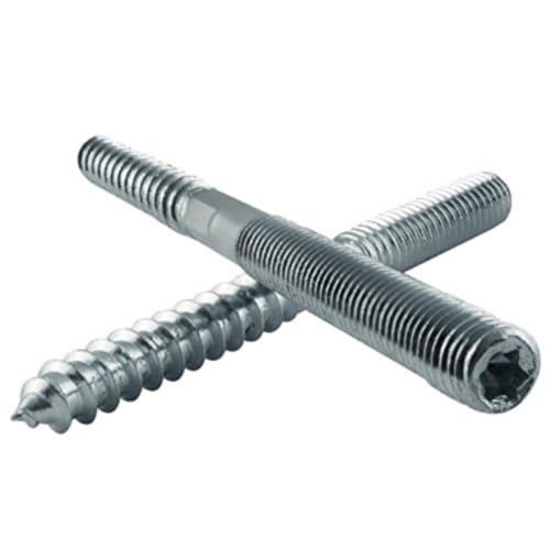 25 St. 50 St. Ø10 Stockschrauben Schraubstifte Holzgewinde M10, galv. verzinkt TX Torx (Ø 10x100 mm / 50 St.) von Befestigungsmaterial WKRET-MET