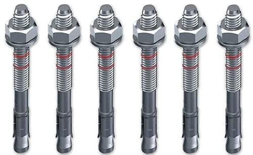 M6 - M20 Schwerlastanker OPTION 7 Bolzenanker verzinkt mit ETA Zulassung in Industriequalität Ankerbolzen Keilanker Schwerlastdübel (10, M8 x 50) von Befestigungstechnik Gramsch