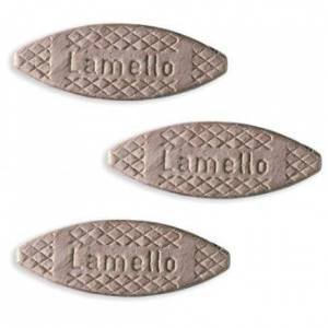 Lamello Verbindungsplättchen Größe 10,Länge 53mm Breite 19mm Stärke 4mm Buche (100 Stück) von Befestigungstechnik